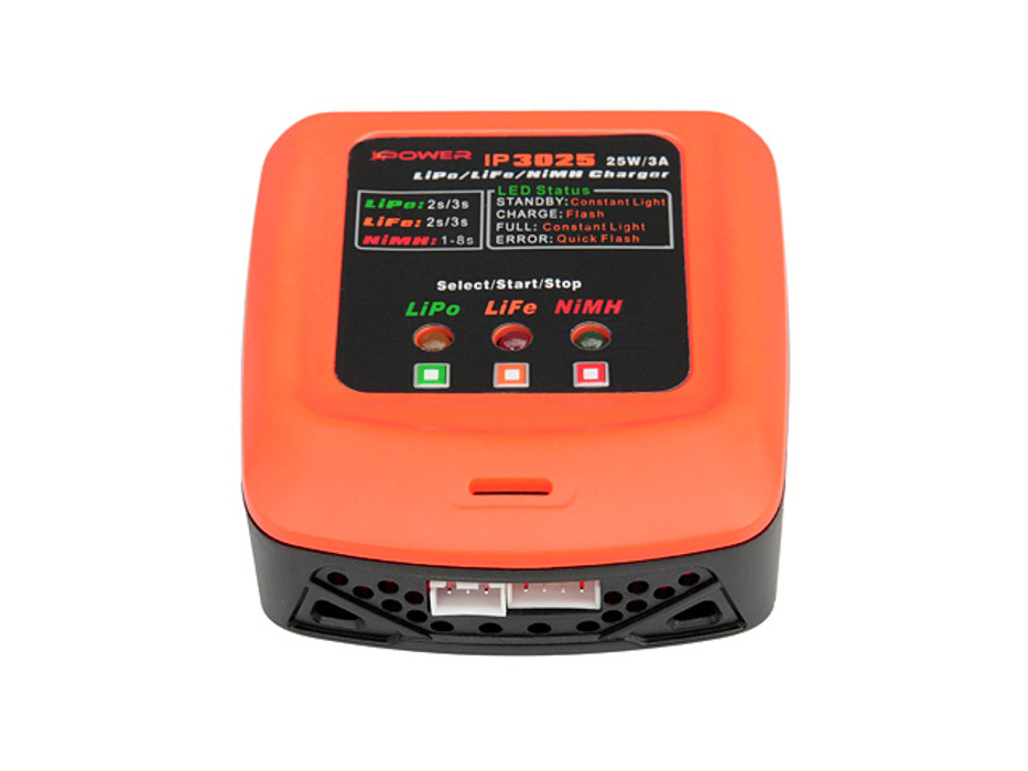Зарядний пристрій IP3025 - LiPo/LiFe/NiMH 25W/3A IPower фото 1