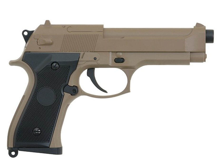 Пістолет Beretta M92F/M9 CM.126 Tan AEP [CYMA] фото 2