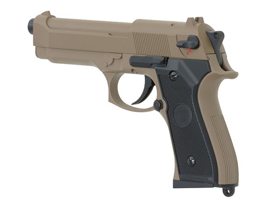 Пістолет Beretta M92F/M9 CM.126 Tan AEP [CYMA] фото 3