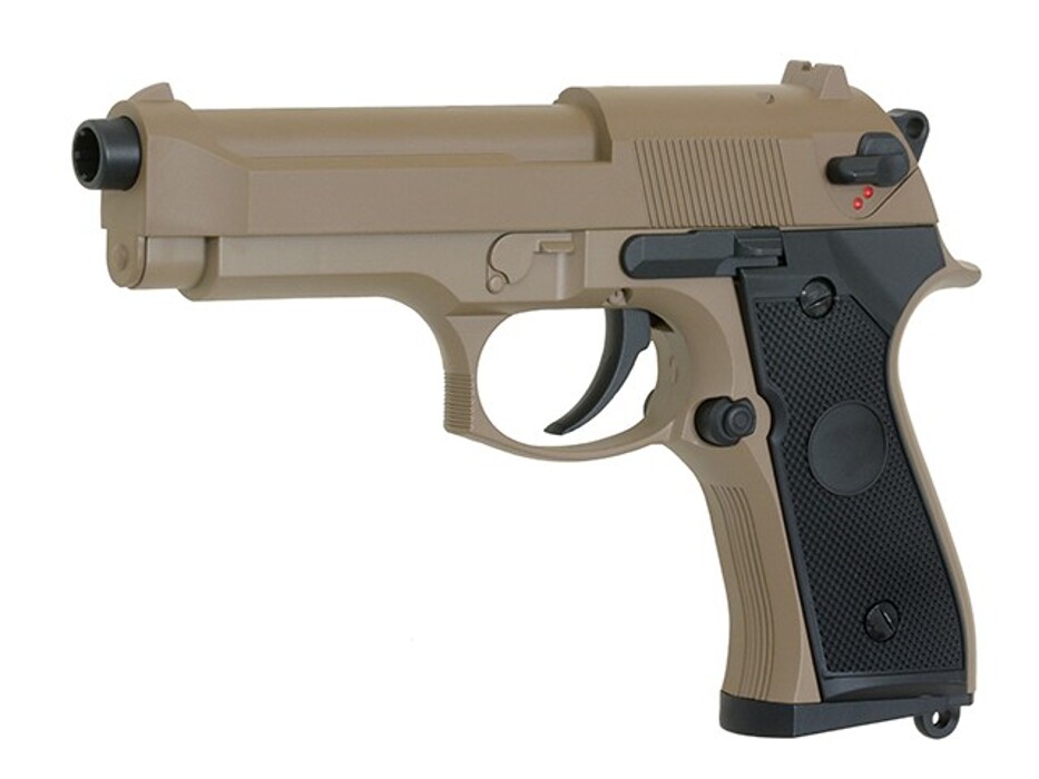 Пістолет Beretta M92F/M9 CM.126 Tan AEP [CYMA] фото 5