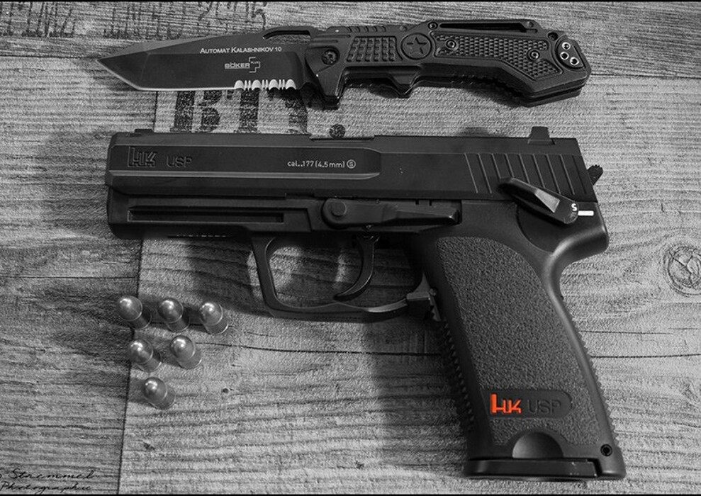 Пістолет USP CM.125 Tan [CYMA] фото 12