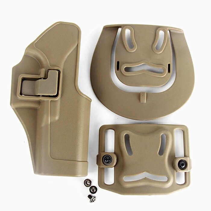 Кобура пластикова FastDraw для Glock 17, 22, 31 - Tan фото 7
