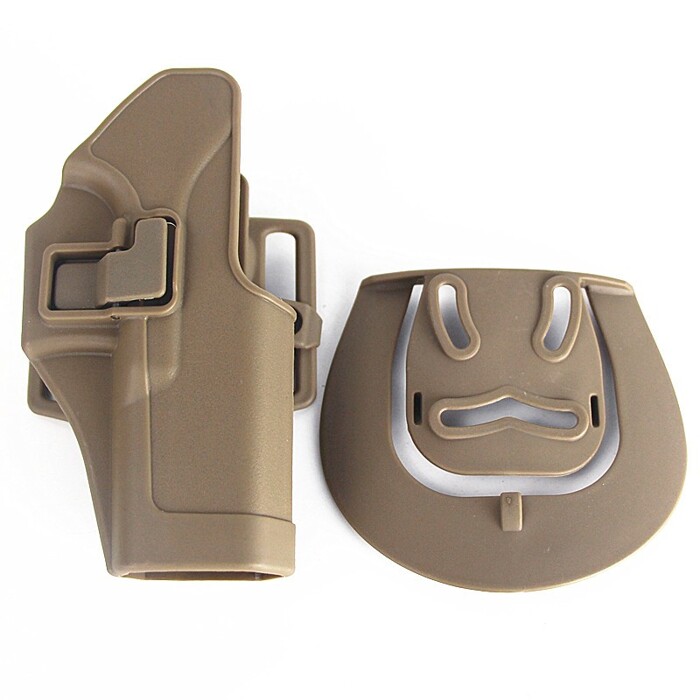 Кобура пластикова FastDraw для Glock 17, 22, 31 - Tan фото 6