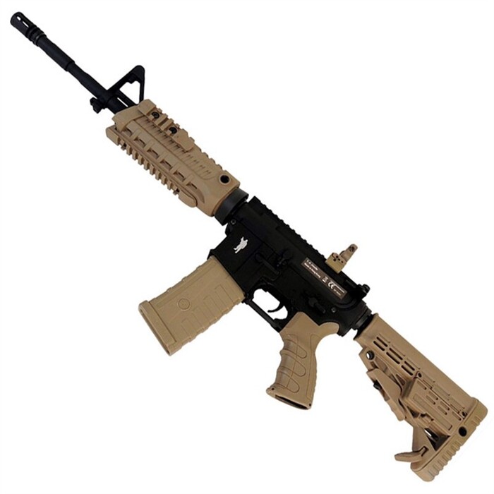 Штурмовая винтовка M4 14.5" TAN full metal [CAA] фото 7