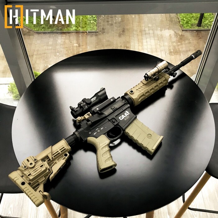 Штурмовая винтовка M4 14.5" TAN full metal [CAA] фото 5