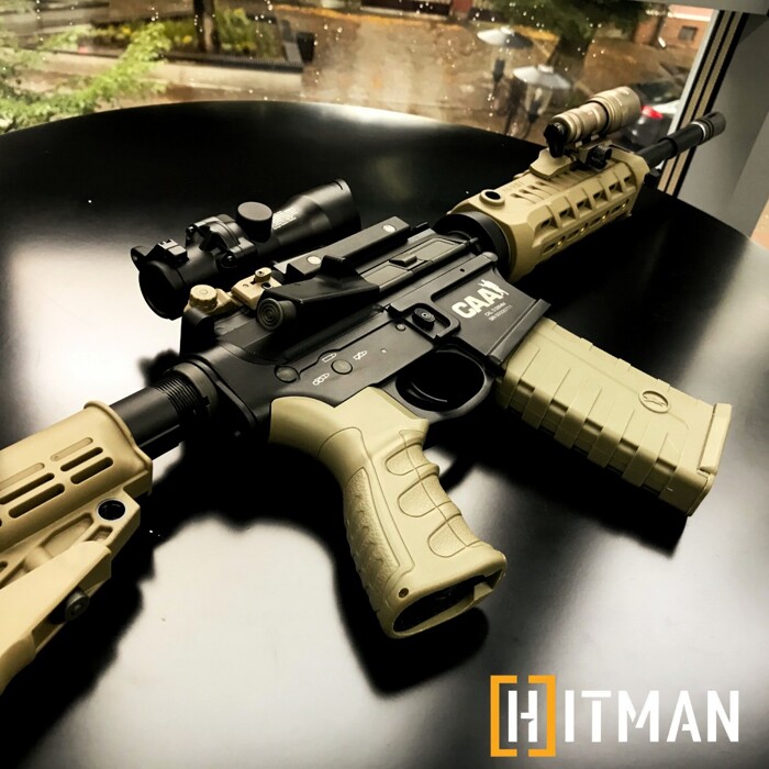 Штурмовая винтовка M4 14.5" TAN full metal [CAA] фото 4