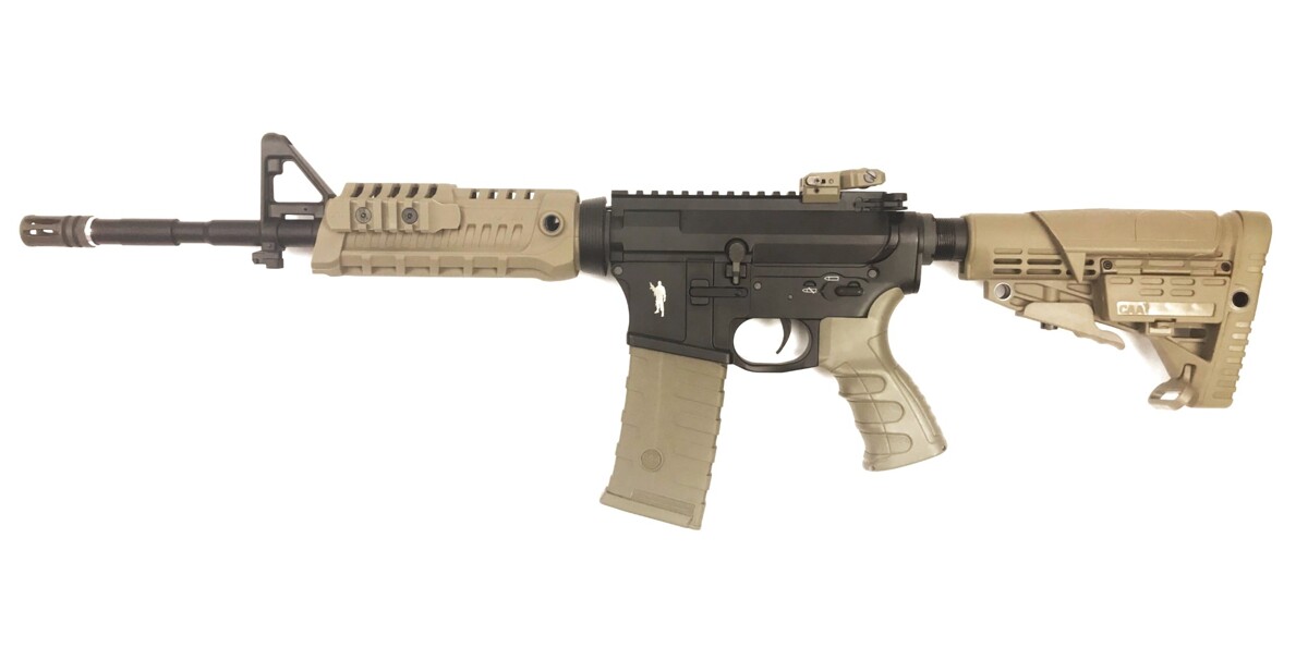 Штурмовая винтовка M4 14.5" TAN full metal [CAA] фото 1