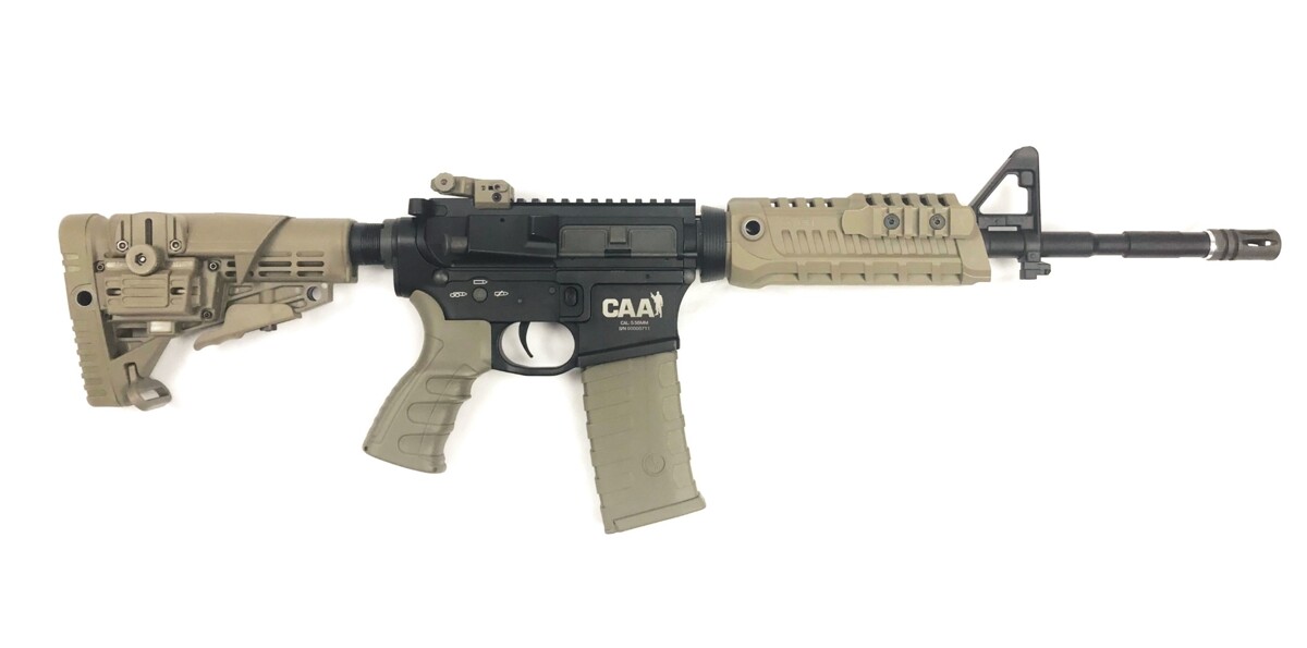 Штурмовая винтовка M4 14.5" TAN full metal [CAA] фото 3
