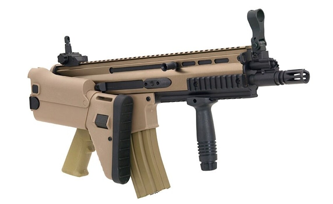 Штурмовая винтовка SCAR-L SC-01 - Dark Earth [BELL] фото 10