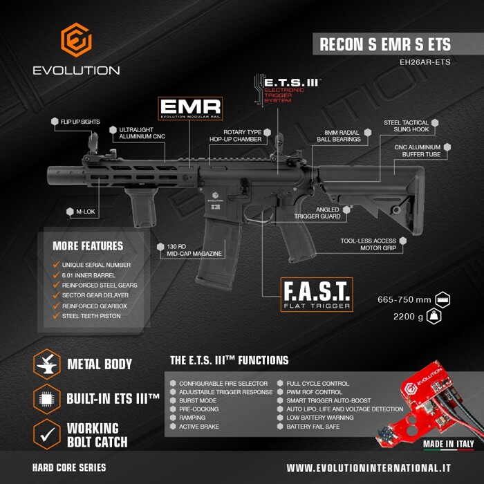 Штурмова гвинтівка Recon S EMR S ETS Evolution фото 2