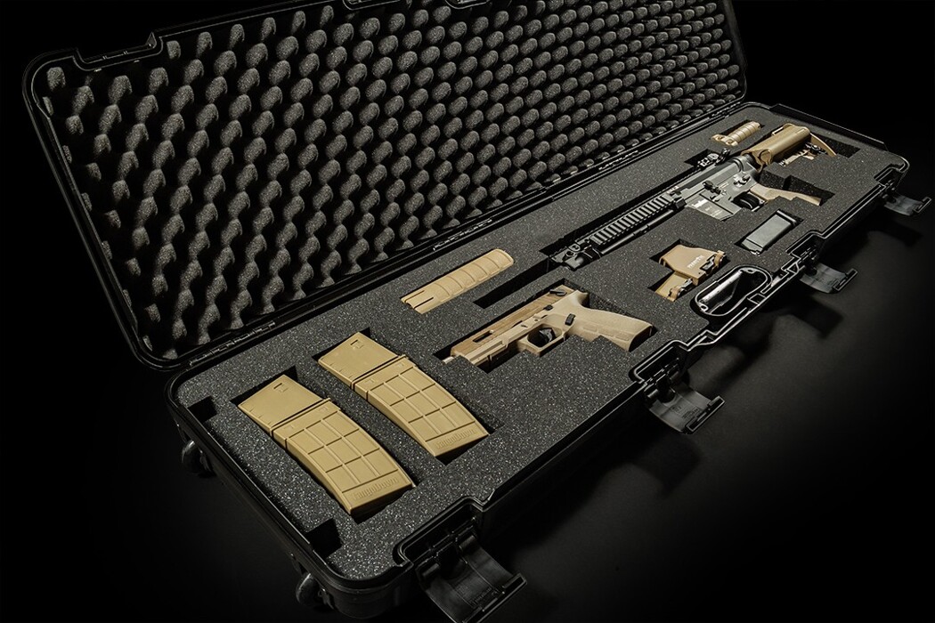 Жорсткий чохол для гвинтівки з колесами (вн. Розмір 117,5x29x12) Evolution EA0506RC фото 17