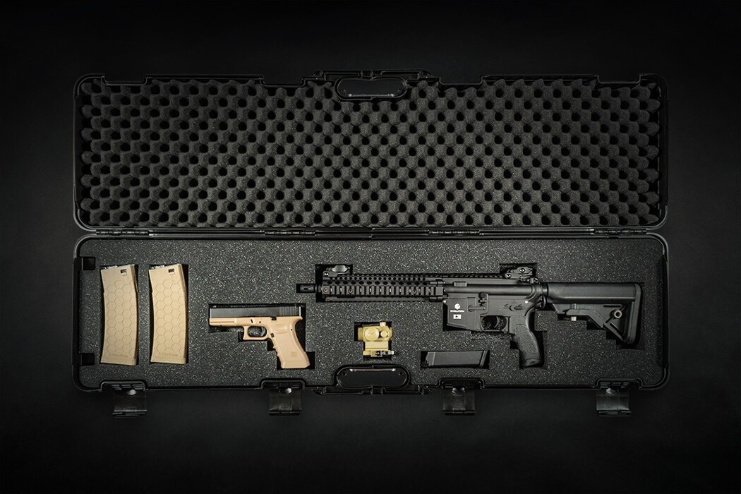 Жорсткий чохол для гвинтівки з колесами (вн. Розмір 117,5x29x12) Evolution EA0506RC фото 14