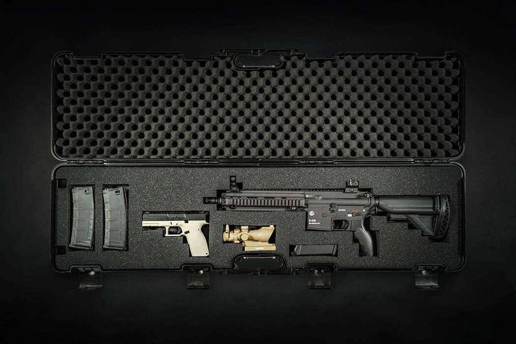 Жорсткий чохол для гвинтівки з колесами (вн. Розмір 117,5x29x12) Evolution EA0506RC фото 13