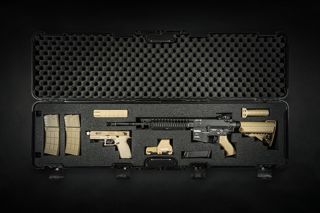 Жорсткий чохол для гвинтівки з колесами (вн. Розмір 117,5x29x12) Evolution EA0506RC фото 12