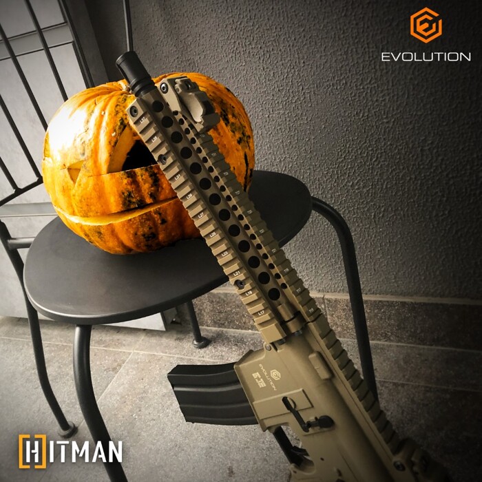 Штурмова гвинтівка M4 Recon MK18 Mod 1 10.8” Carbontech Tan [Evolution] фото 11