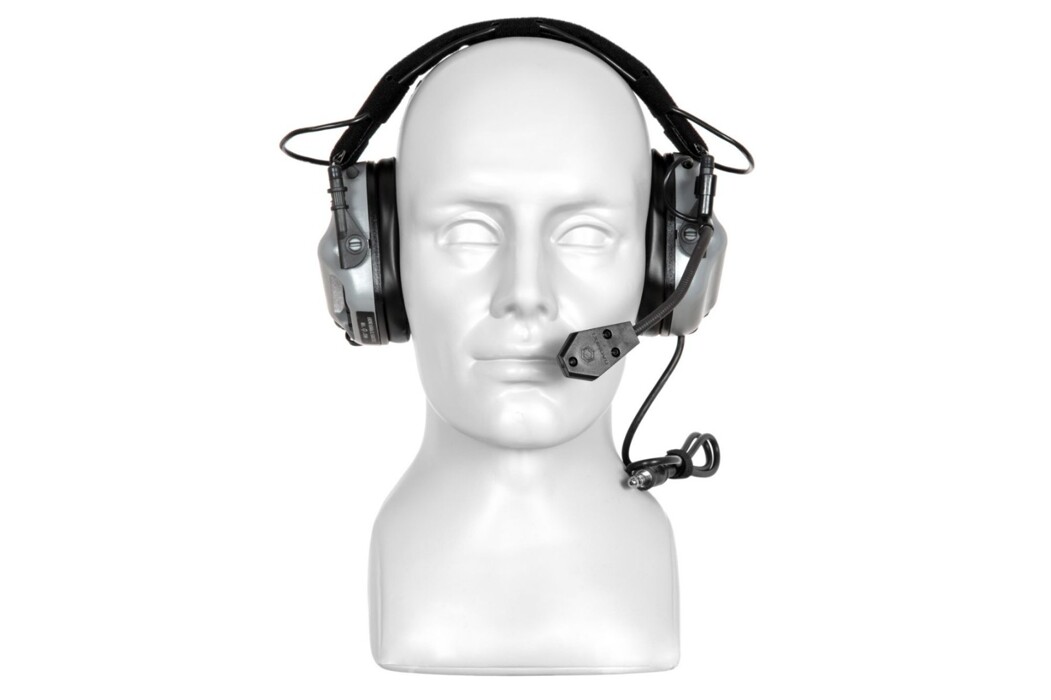 Тактические наушники OPSMEN M32 Cadet Grey Earmor фото 3