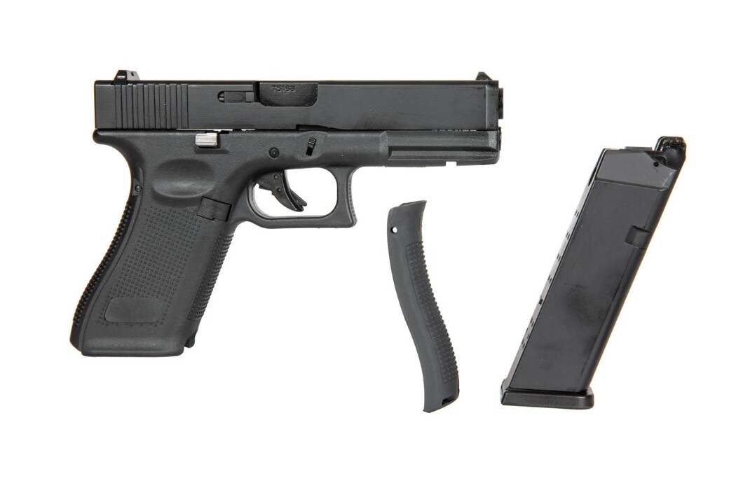Пістолет Glock 17 Gen5. Black Green Gas EC-1102 фото 7