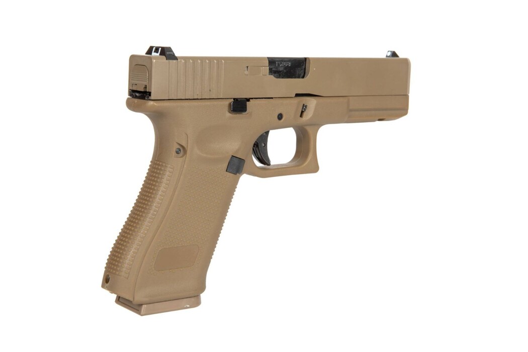 Пистолет Glock 17 Gen5. Tan Green Gas EC-1102DE фото 5