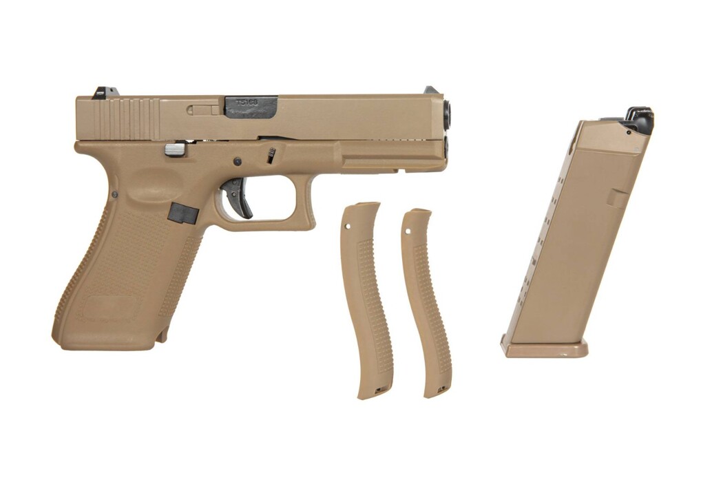 Пистолет Glock 17 Gen5. Tan Green Gas EC-1102DE фото 7