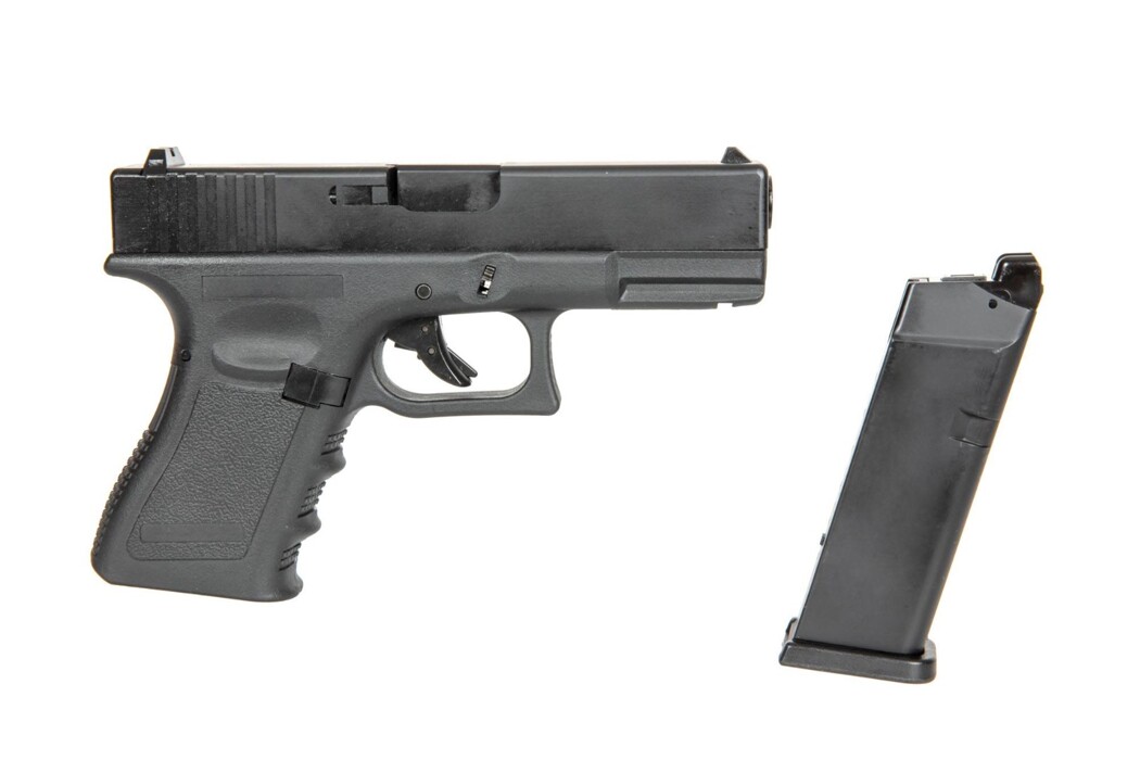 Пістолет Glock 19 Gen3. Black Green Gas EC-1301 фото 7