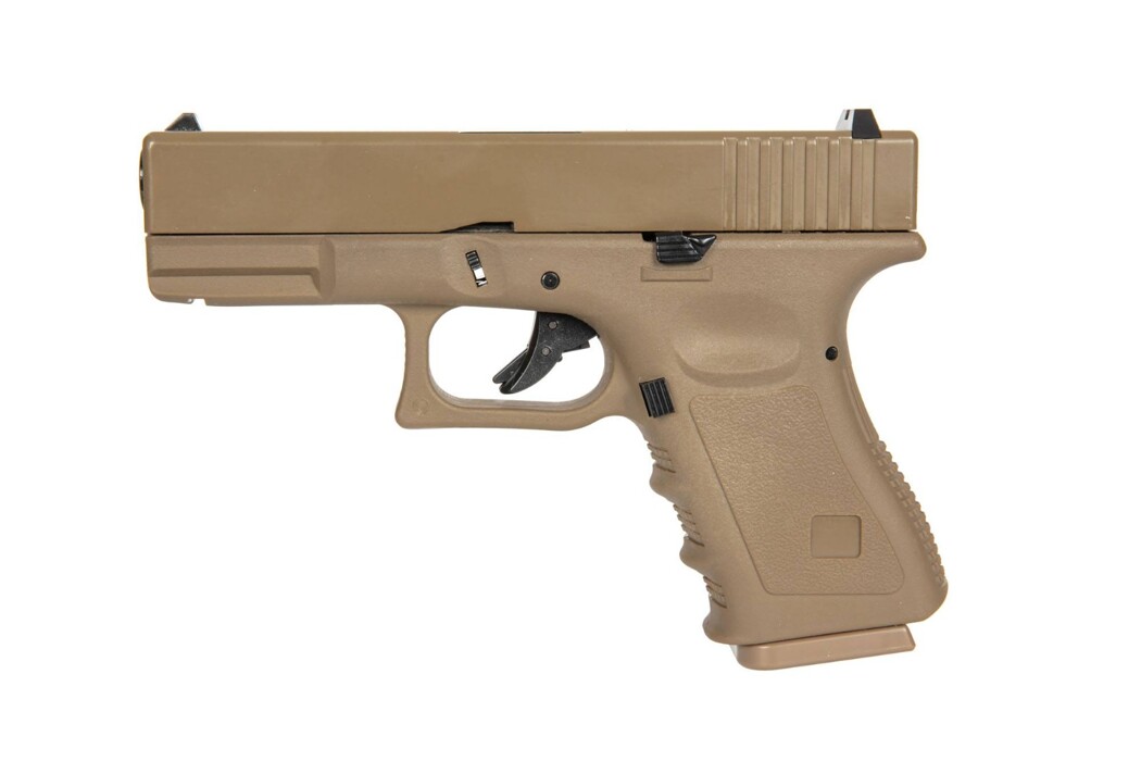 Пістолет Glock 19 Gen3. Black Green Gas EC-1301DE фото 1