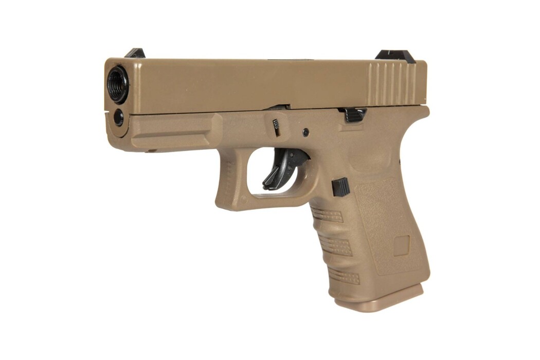 Пістолет Glock 19 Gen3. Black Green Gas EC-1301DE фото 2