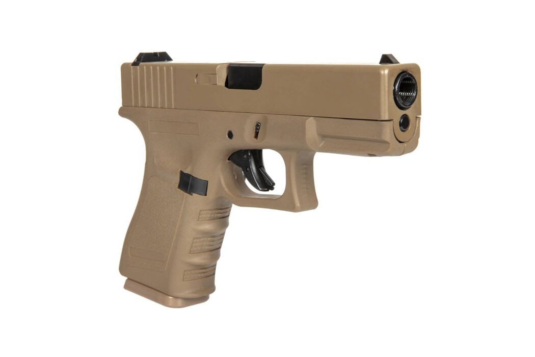 Пістолет Glock 19 Gen3. Black Green Gas EC-1301DE фото 6