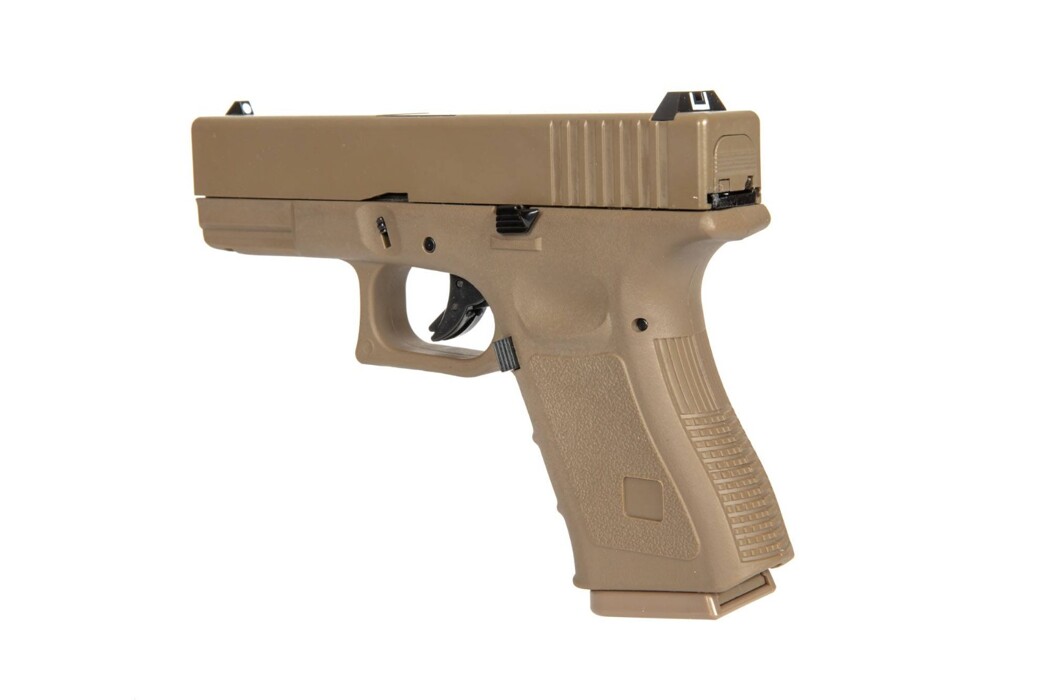 Пістолет Glock 19 Gen3. Black Green Gas EC-1301DE фото 3