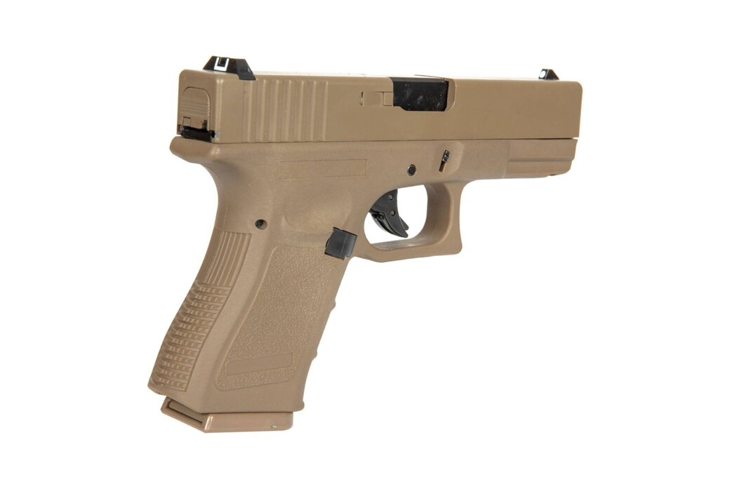 Пістолет Glock 19 Gen3. Black Green Gas EC-1301DE фото 7