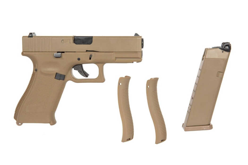 Пістолет Glock 19X Tan Green Gas EC-1302 фото 7