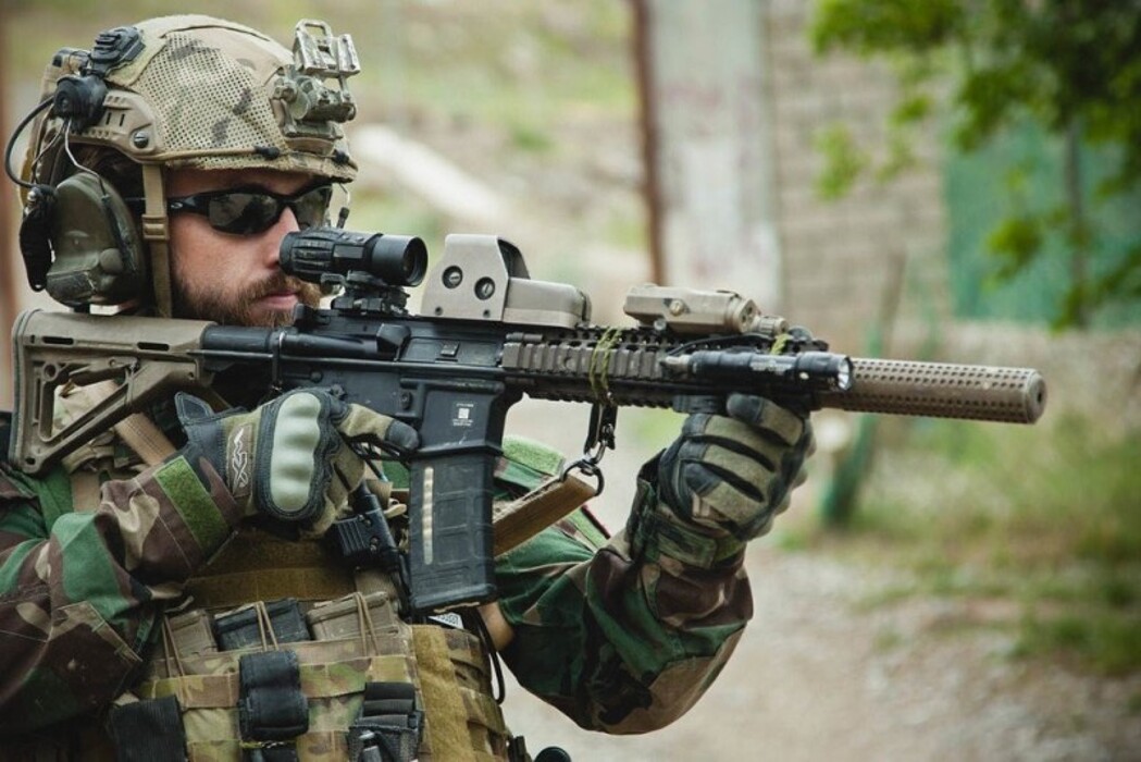 Тактичний блок AN / PEQ-15 лазер з світлодіодним ліхтариком WDX042-T WADSN фото 10