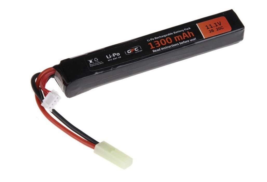 АКБ LiPo 11.1v 1300mAh 20~40C [GFC] фото 1
