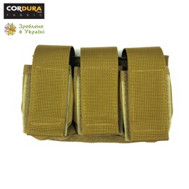 Гранатні підсумки Cordura velkro Coyote [Hardtac]