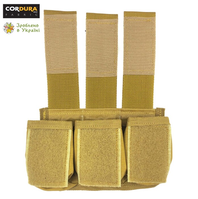 Гранатні підсумки Cordura velkro Coyote [Hardtac] фото 2