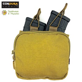 Двійна панель для магазинів AK/M4 Cordura Coyote [Hardtac]