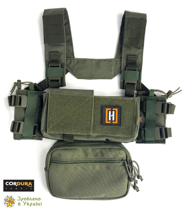 Розвантажувальний жилет Chest Rig MK2 Cordura Olive [Hardtac] фото 1