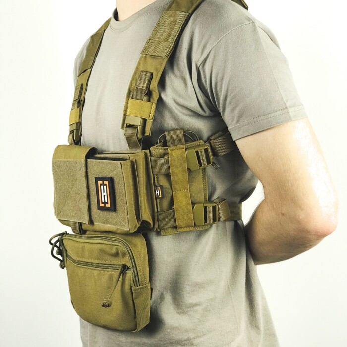Разгрузочный жилет Chest Rig MK2 Cordura Coyote [Hardtac] фото 5