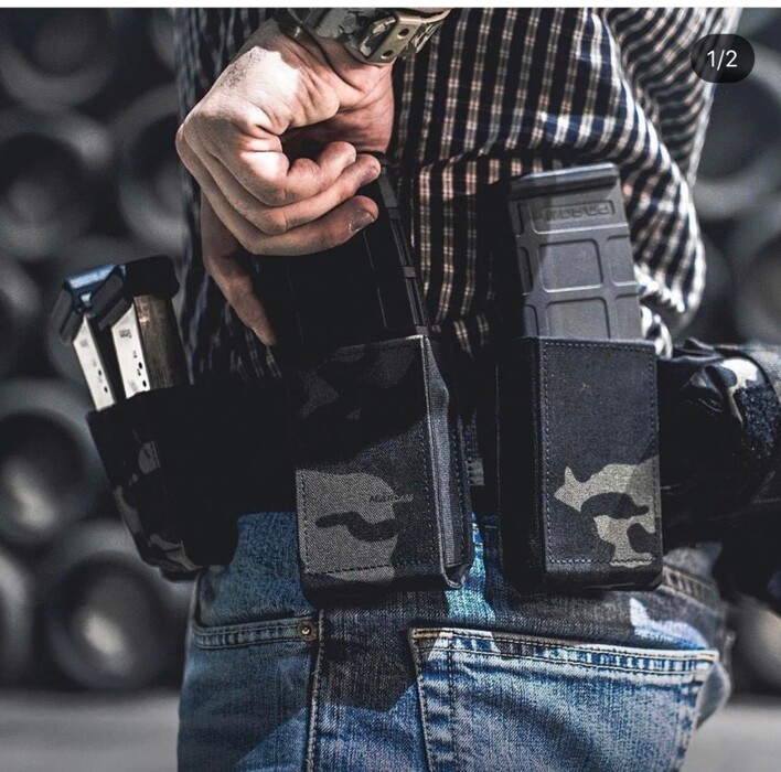 Подсумок эластичный для магазинов AK/M4 Cordura MC [Hardtac] фото 4