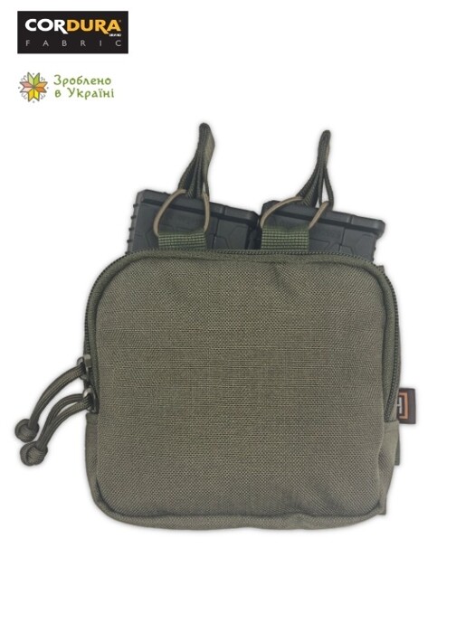 Двійна панель для магазинів AK/M4 Cordura Olive [Hardtac] фото 2