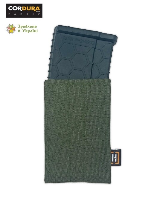 Подсумок эластичный для магазинов AK/M4 Cordura Olive [Hardtac] фото 1