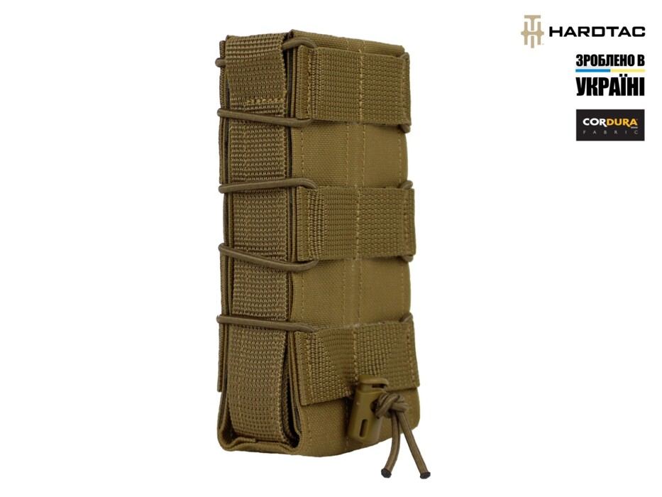 Подсумок фаст для магазинов AK/M4 Cordura Coyote [Hardtac] фото 4