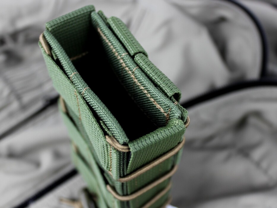 Подсумок фаст для магазинов AK/M4 Cordura Olive [Hardtac] фото 6