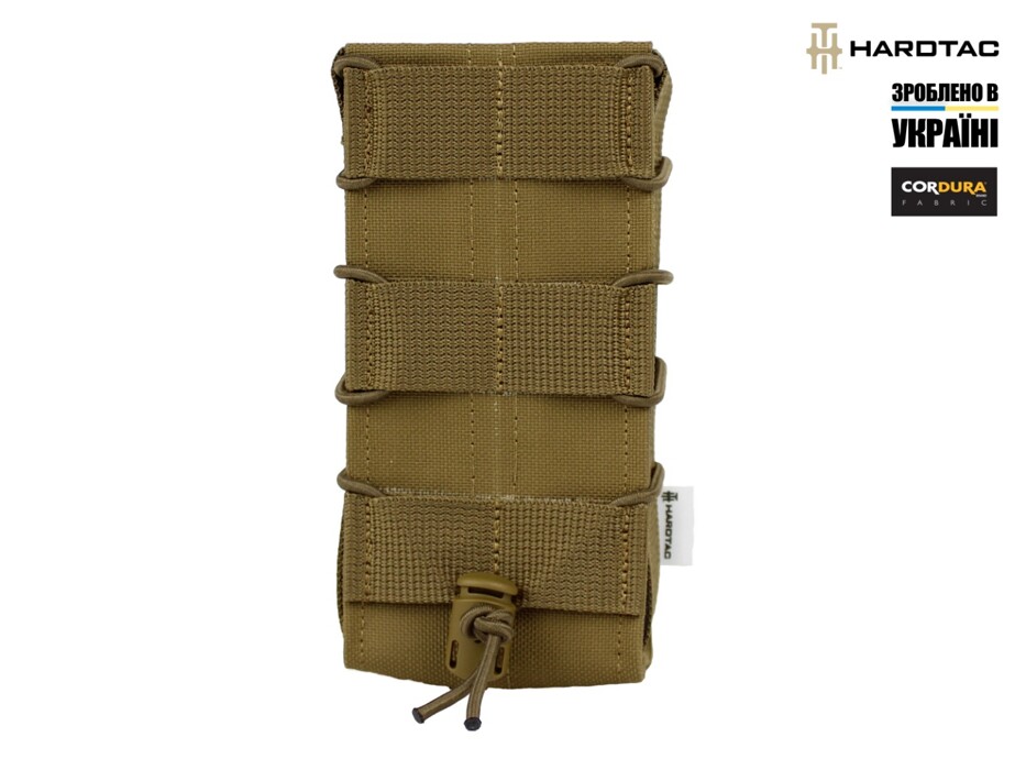 Подсумок фаст для магазинов AK/M4 Cordura Coyote [Hardtac] фото 2