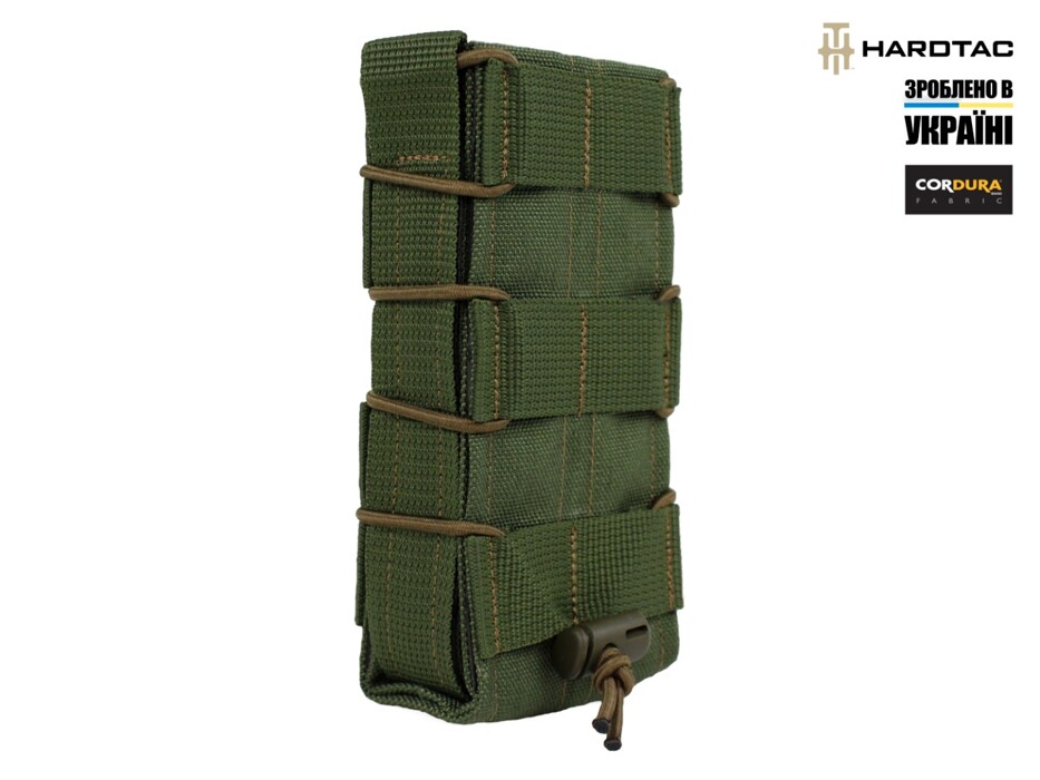 Подсумок фаст для магазинов AK/M4 Cordura Olive [Hardtac] фото 3