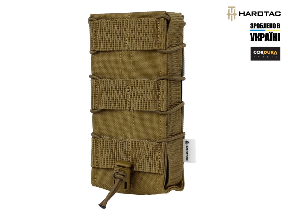 Подсумок фаст для магазинов AK/M4 Cordura Coyote [Hardtac] фото 1