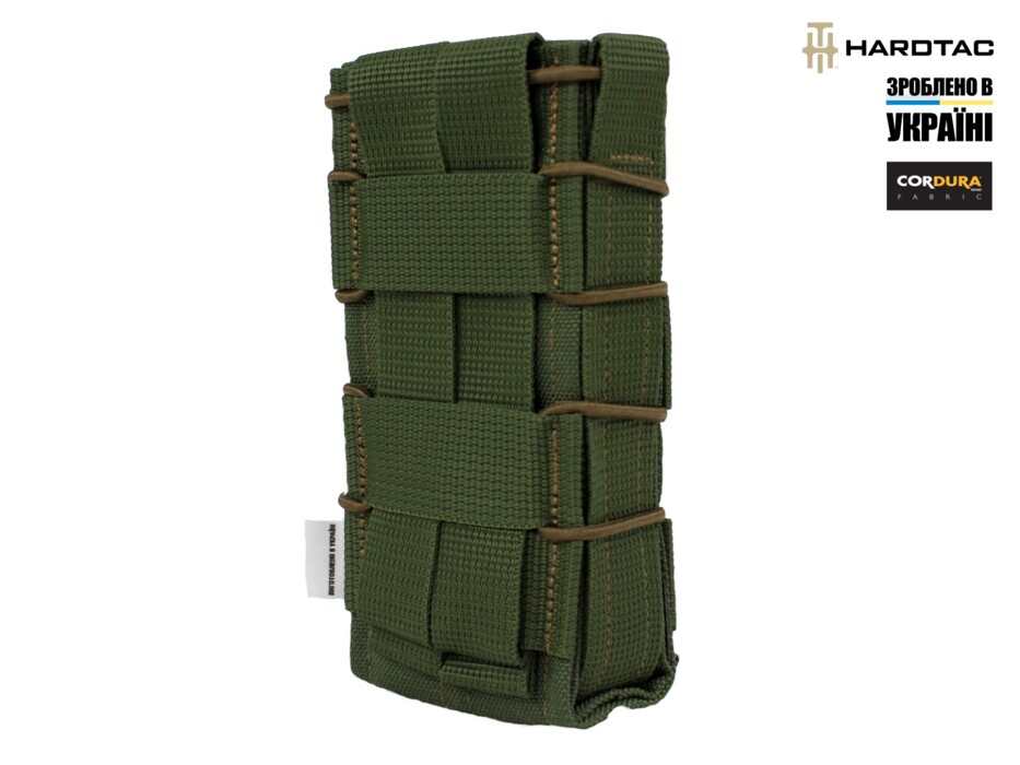 Подсумок фаст для магазинов AK/M4 Cordura Olive [Hardtac] фото 4