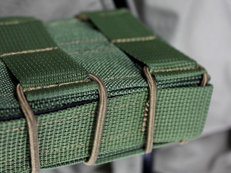 Подсумок фаст для магазинов AK/M4 Cordura Olive [Hardtac] фото 9