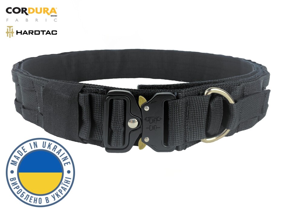 Пояс тактичний Ronin MK2 Cordura black Hardtac фото 1