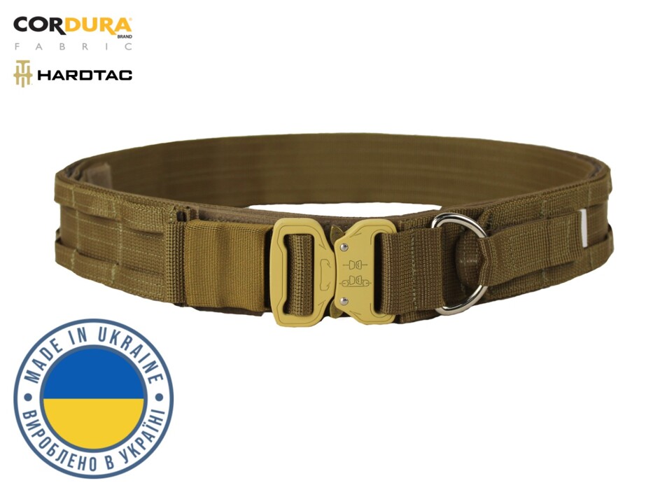 Пояс тактичний Ronin MK2 Cordura Coyote Hardtac фото 1