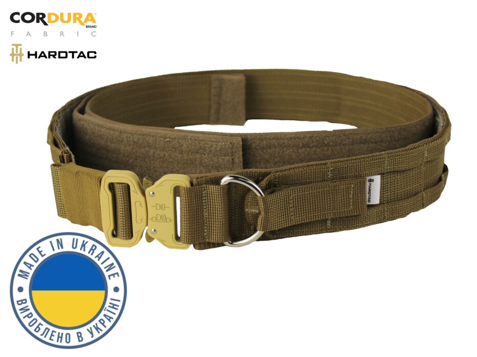 Пояс тактичний Ronin MK2 Cordura Coyote Hardtac фото 2